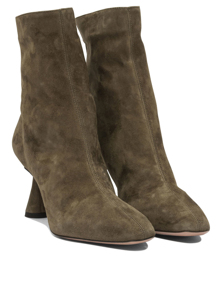 Aquazzura Amore 75mm Ankle Boots - Green | a92941844e34bf4d142f7c400bf29d5eae80dbd0