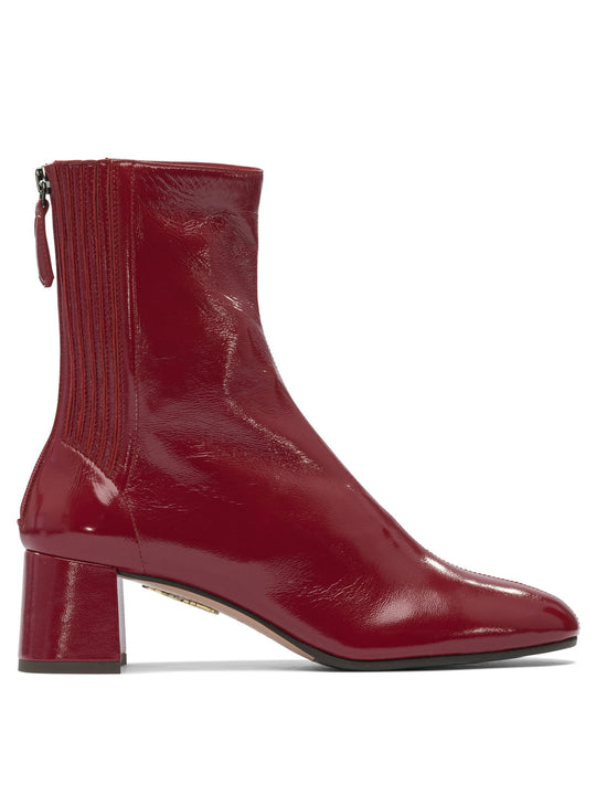 Saint Honore 50mm Ankle Boots Red