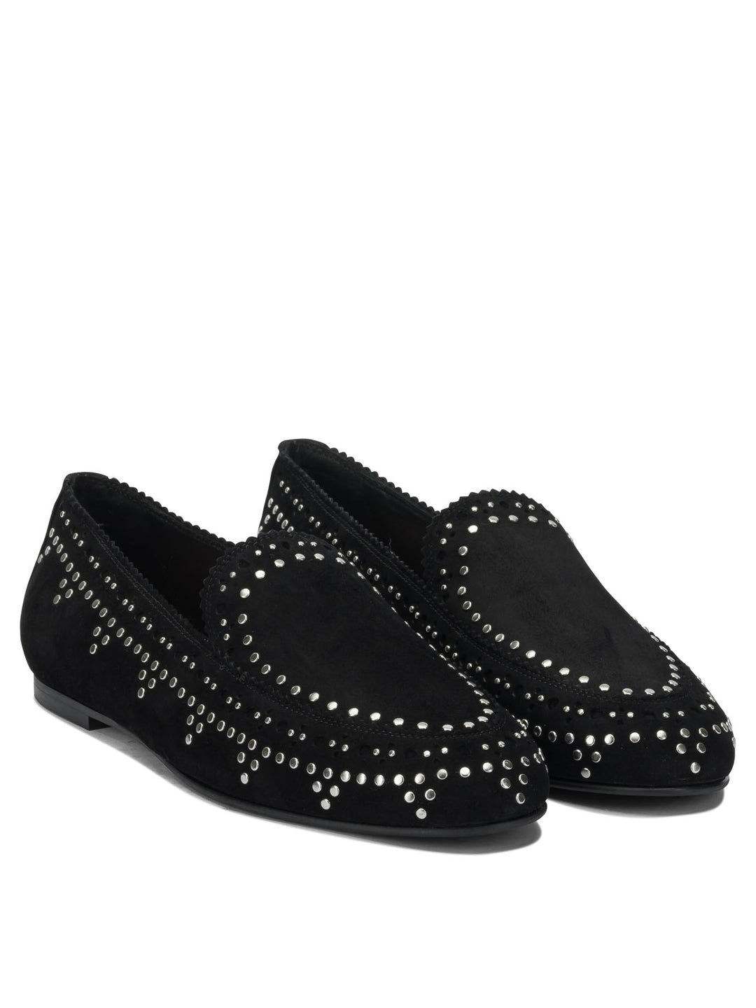 Aquazzura Skye Loafers & Slippers - Black | e4f5b6215bfae7f103b1fb826af4b9ef9f451ce2