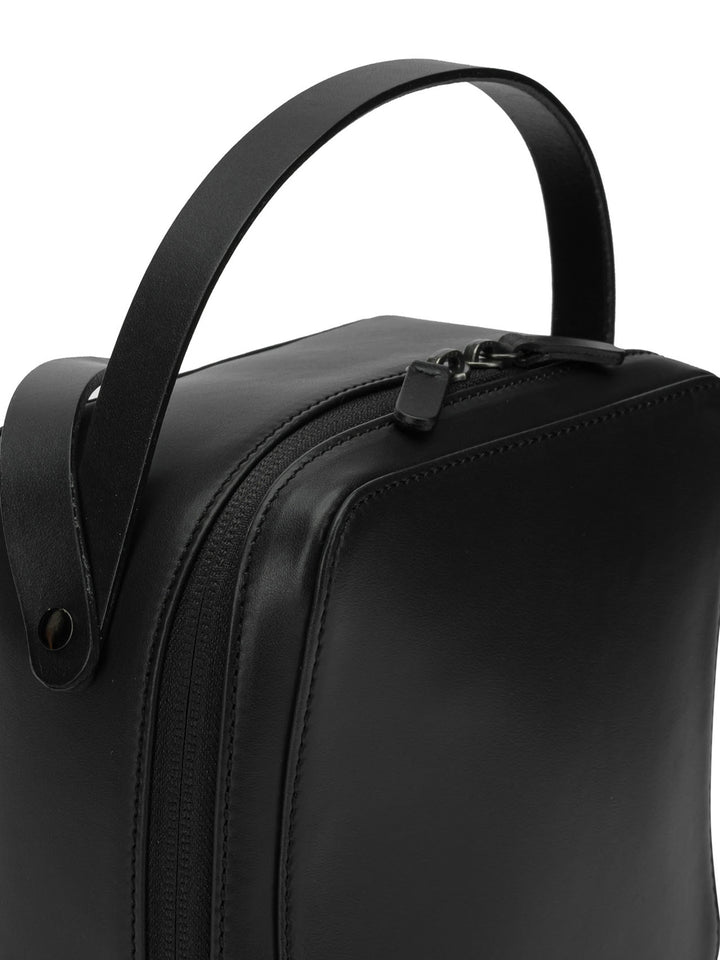 Auralee Leather Crossbody Bag Crossbody Bags - Black | 6259452c76b4a871365267dab8eb4d8597971020