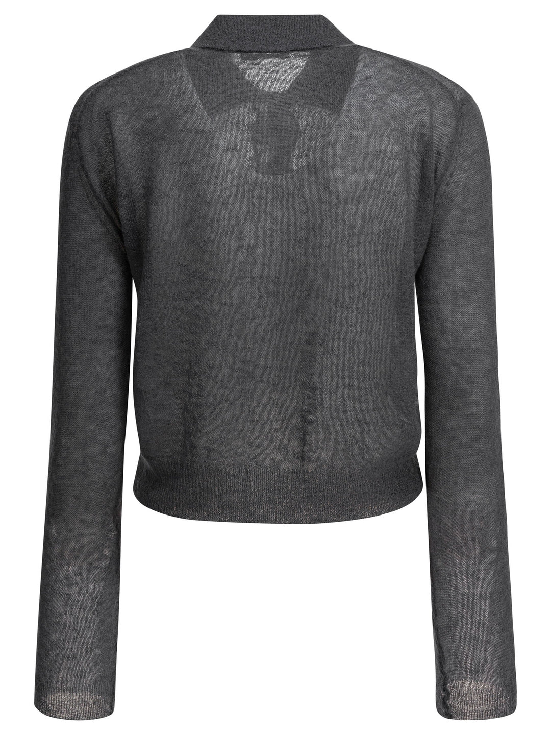 Auralee Mohair Wool Cardigan Knitwear - Grey | bf70ecedd0dbfcd888584ce2d2d2234669db6a18