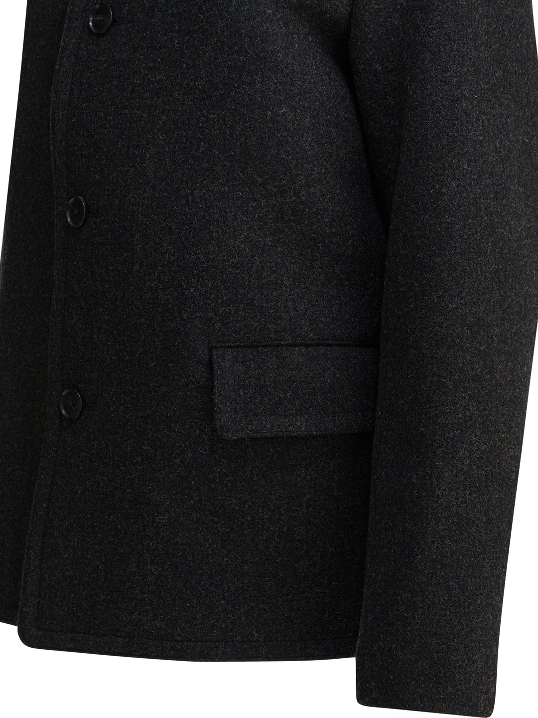 Auralee Wool Coat Jackets and Coats - Grey | 2fd890e39c464f0bd97b0a10aa8f3fc55ac4370e