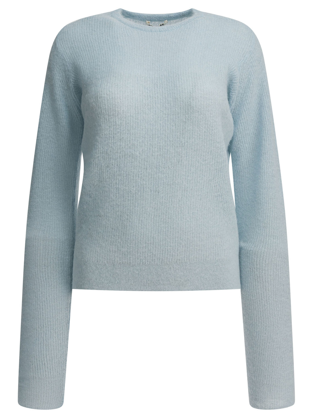 Auralee Alpaca Crewneck Sweater Knitwear - Light blue | e7891a758b3486982f8768811ce45780f691732e