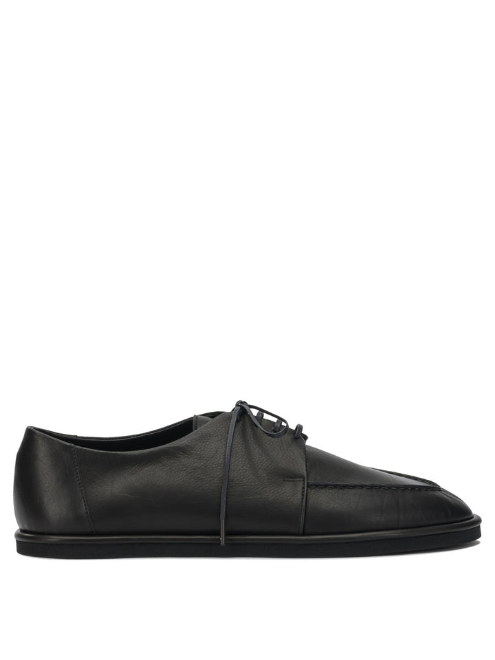 Auralee Leather Lace-Up shoes - Black | 114718e8590a079377ba3c936bb9477a53d20485