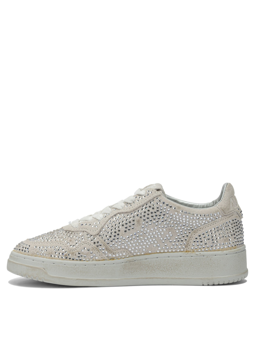 Autry Medalist Low Crystal Sneakers & Slip-On - White | b4a62d781d81b80d4a56d226ce3ef9e8399d6c79