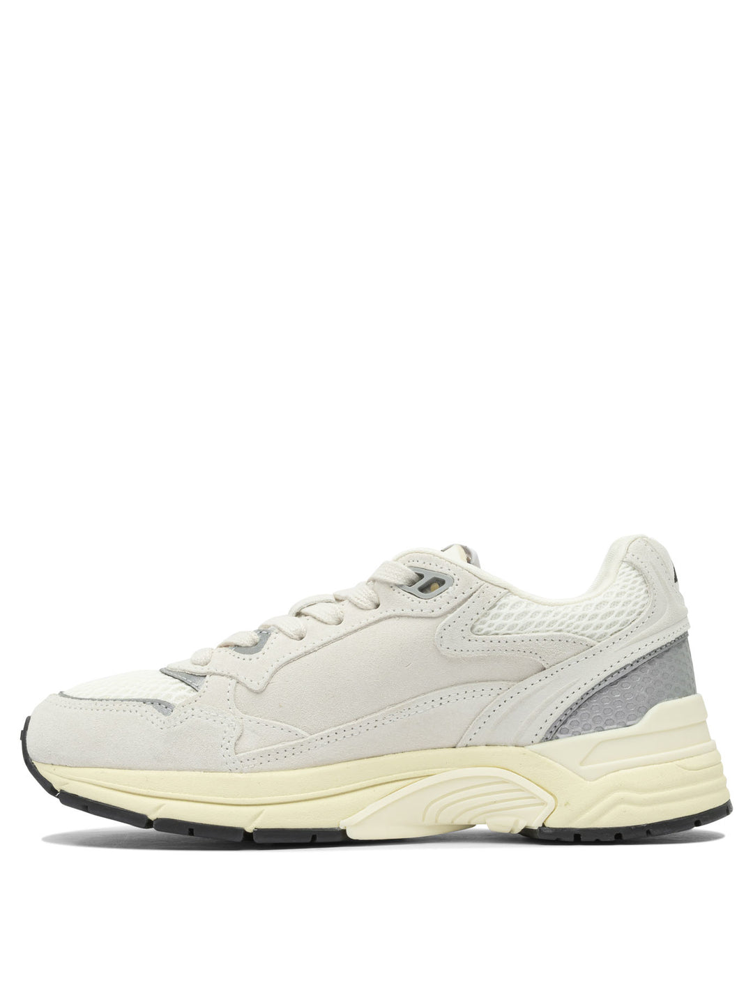 Autry Hyperway Low Wom Suede/Mesh Wht/Silv Sneakers & Slip-On - Grey | f6581e52afff7f2107d812bc9d0a32edd3a9959a