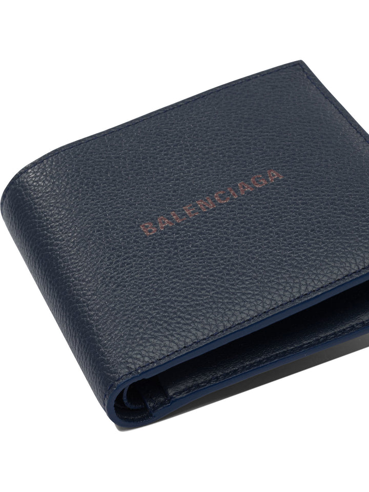 Balenciaga Cash Square Folded Coin Wallets & Card holders - Blue | 0d7138c0f756aa70f0a5093ea8025a4430aeda83