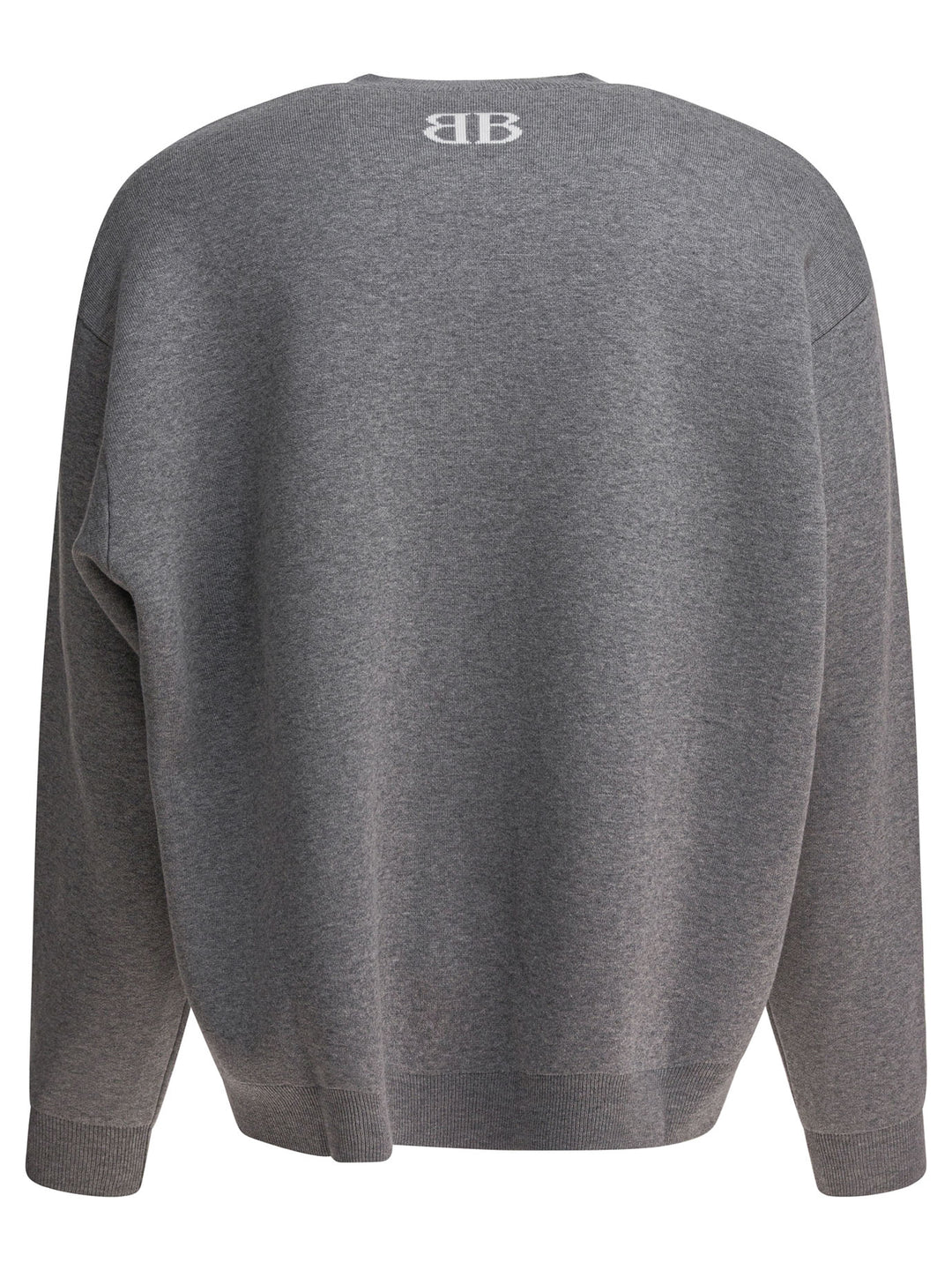 Balenciaga Cotton Crewneck Sweatshirt Sweatshirts - Grey | 8020fc8a3125994625dce5685baf5736a626370d