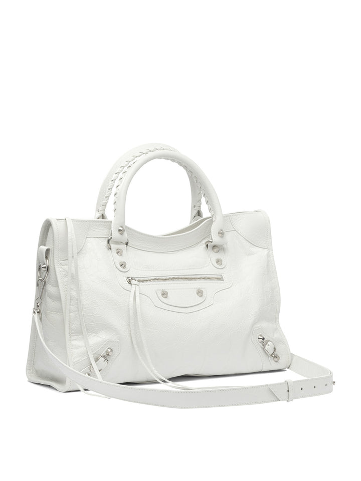 Balenciaga Le City Handbags - White | 878f93872ba20547e42427c0dc9dfb8104eb29b9