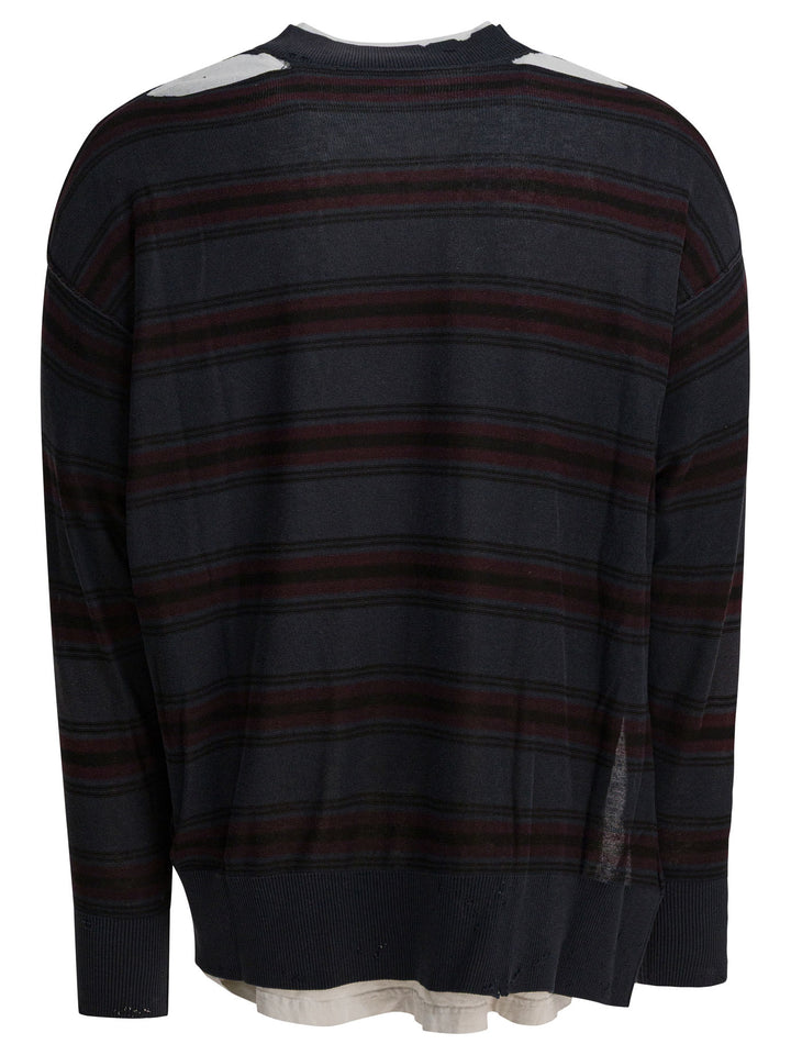 Balenciaga Layered Knitting Tops - Black | 43333ffd5e5cdbbbf72153870e1a0a49f54506b5