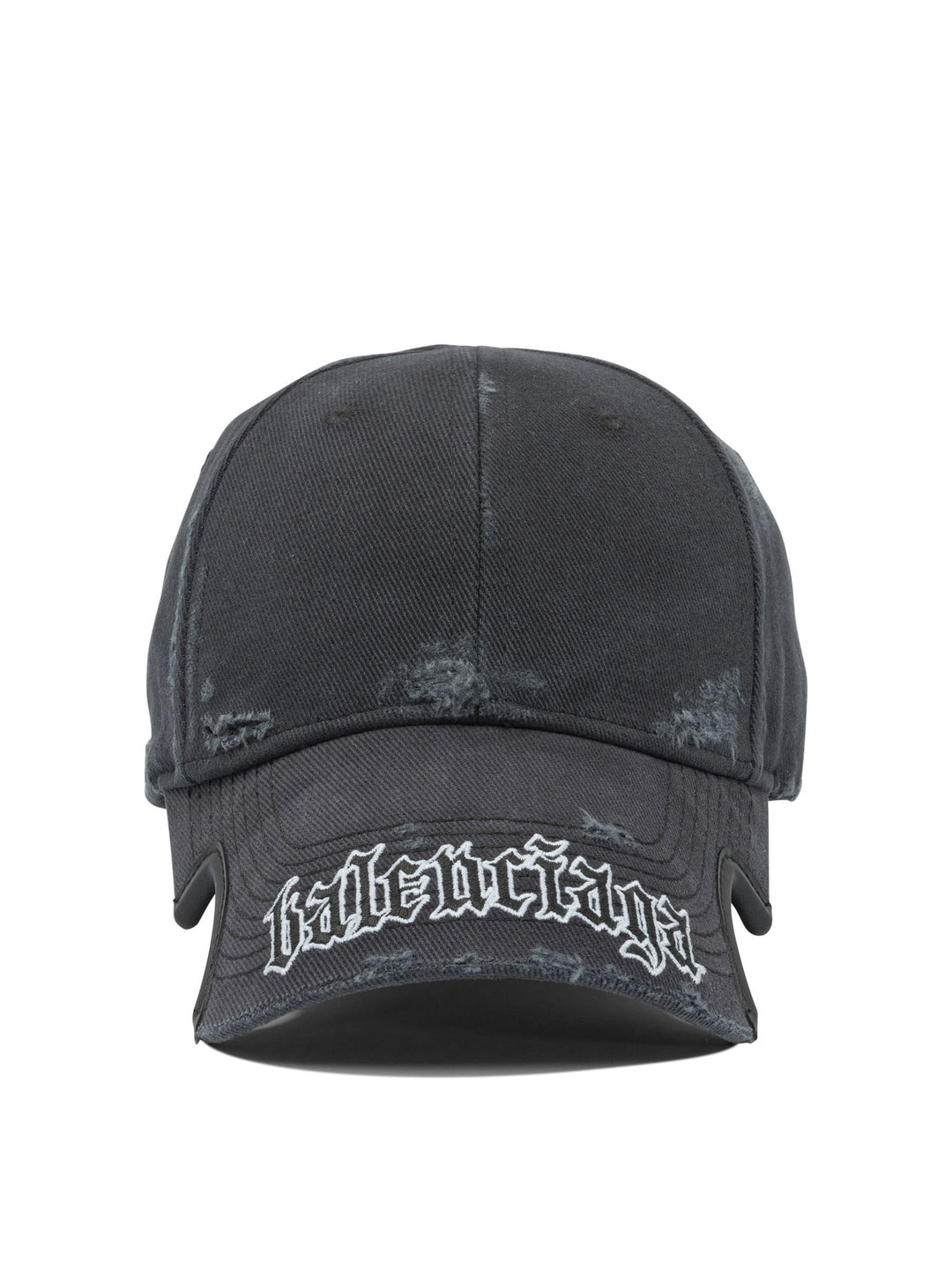 Balenciaga Blackletter Script Hats - Black | 558df746d71121a811c8e3d8fa5f5505c39359bc