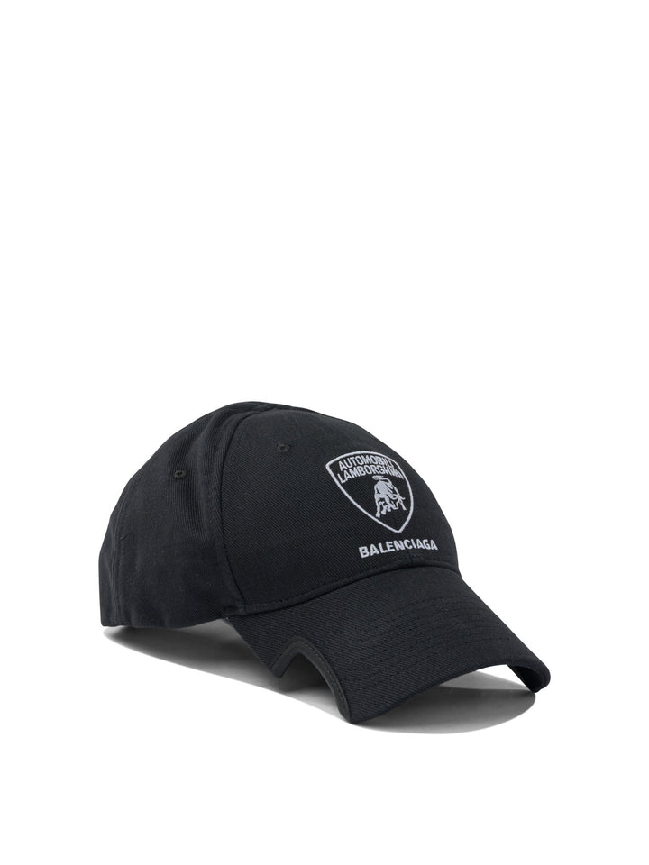 Balenciaga Automibili Lamborghini Hats - Black | d1ae75285eb2cca8c2a78a15d06f5077b0033492
