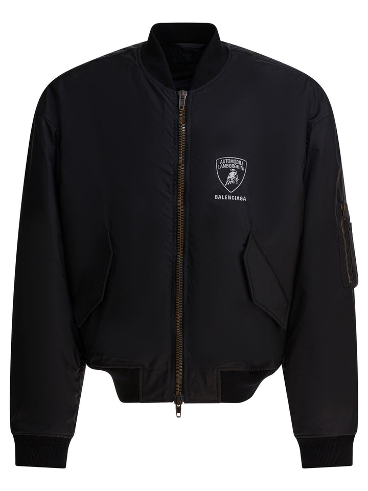Balenciaga Automobili Lamborghini Jackets and Coats - Black | 92b3fdfe8713438eb3992d22759851a43757c7a0