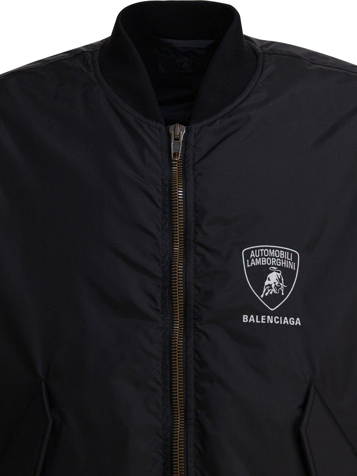 Balenciaga Automobili Lamborghini Jackets and Coats - Black | 8d60d52d740e5f2c12b36f61b551f1d0a730663c