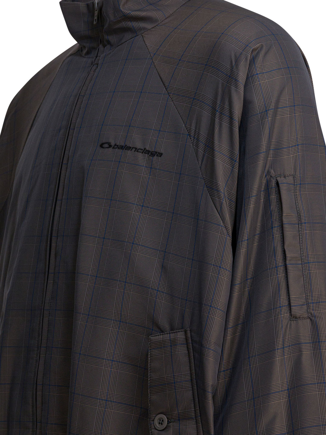 Balenciaga Nylon Jacket Jackets and Coats - Grey | f4a6460178347c948cc6e8e061a3e02b7a243f7b