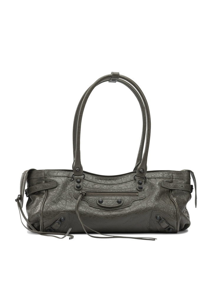Balenciaga Le City East-West" Medium Shoulder Bag Shoulder Bags - Green | 7d9513249b58c154b31e13972211c9bf2d29123d