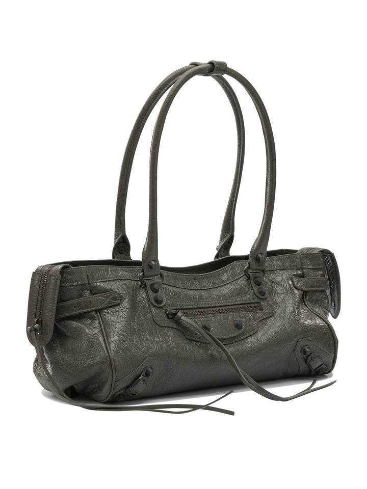 Balenciaga Le City East-West" Medium Shoulder Bag Shoulder Bags - Green | 7b5a3a218db4a6d1403c802f751cd89ac0e9c37a