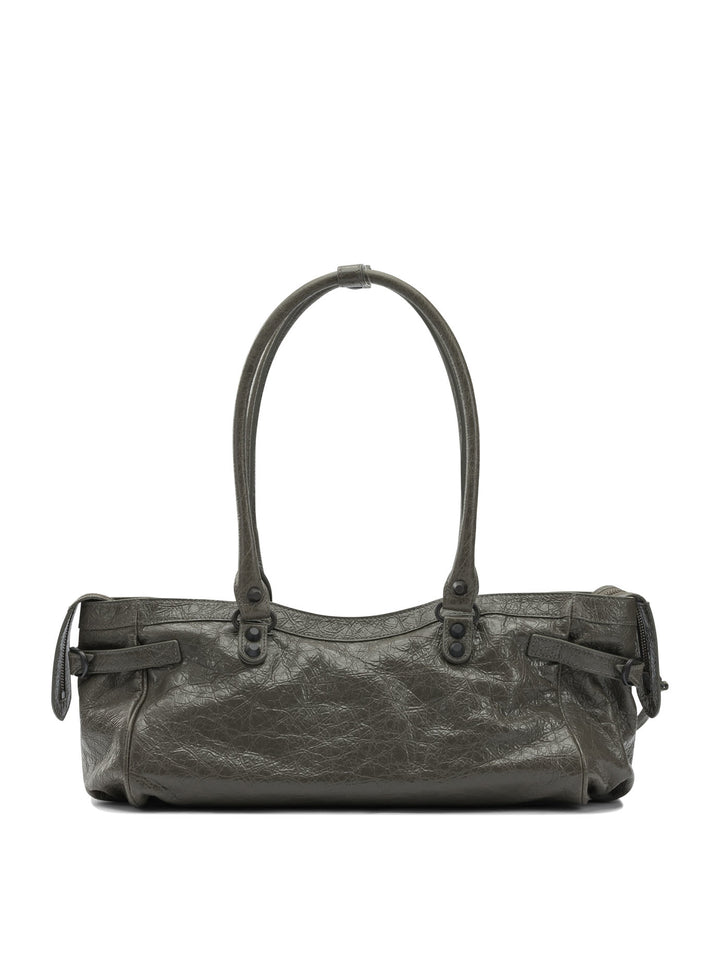 Balenciaga Le City East-West" Medium Shoulder Bag Shoulder Bags - Green | e79d435b877d91c0a6397306fdf033ae8a425108