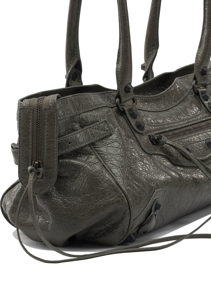 Balenciaga Le City East-West" Medium Shoulder Bag Shoulder Bags - Green | adb2080c39b01fd65db66b6f9fd8d37c02bda079