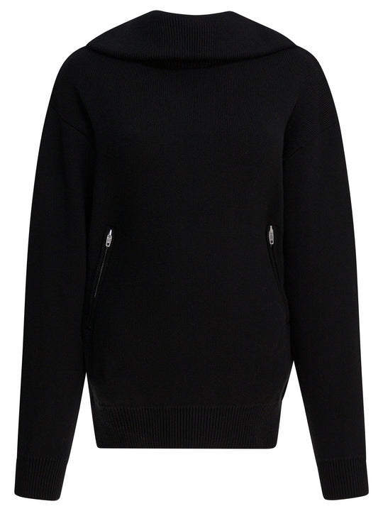 Back-To-Front Knitwear Black