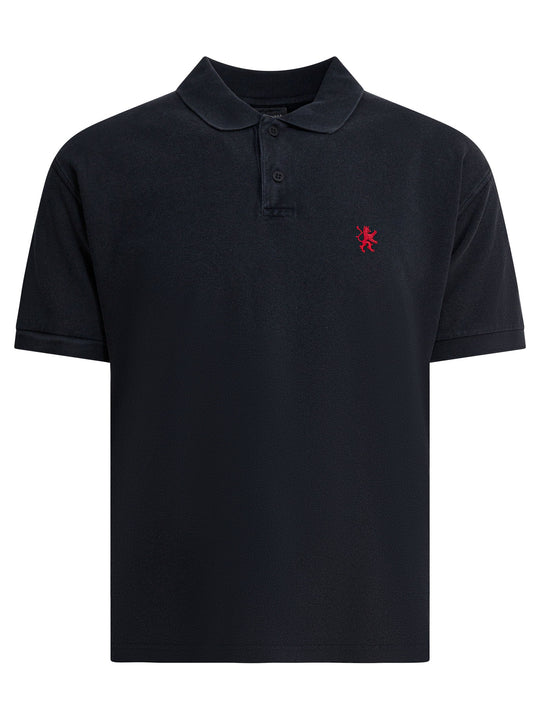 Short-Sleeved Polo Shirt Polo Shirts Black