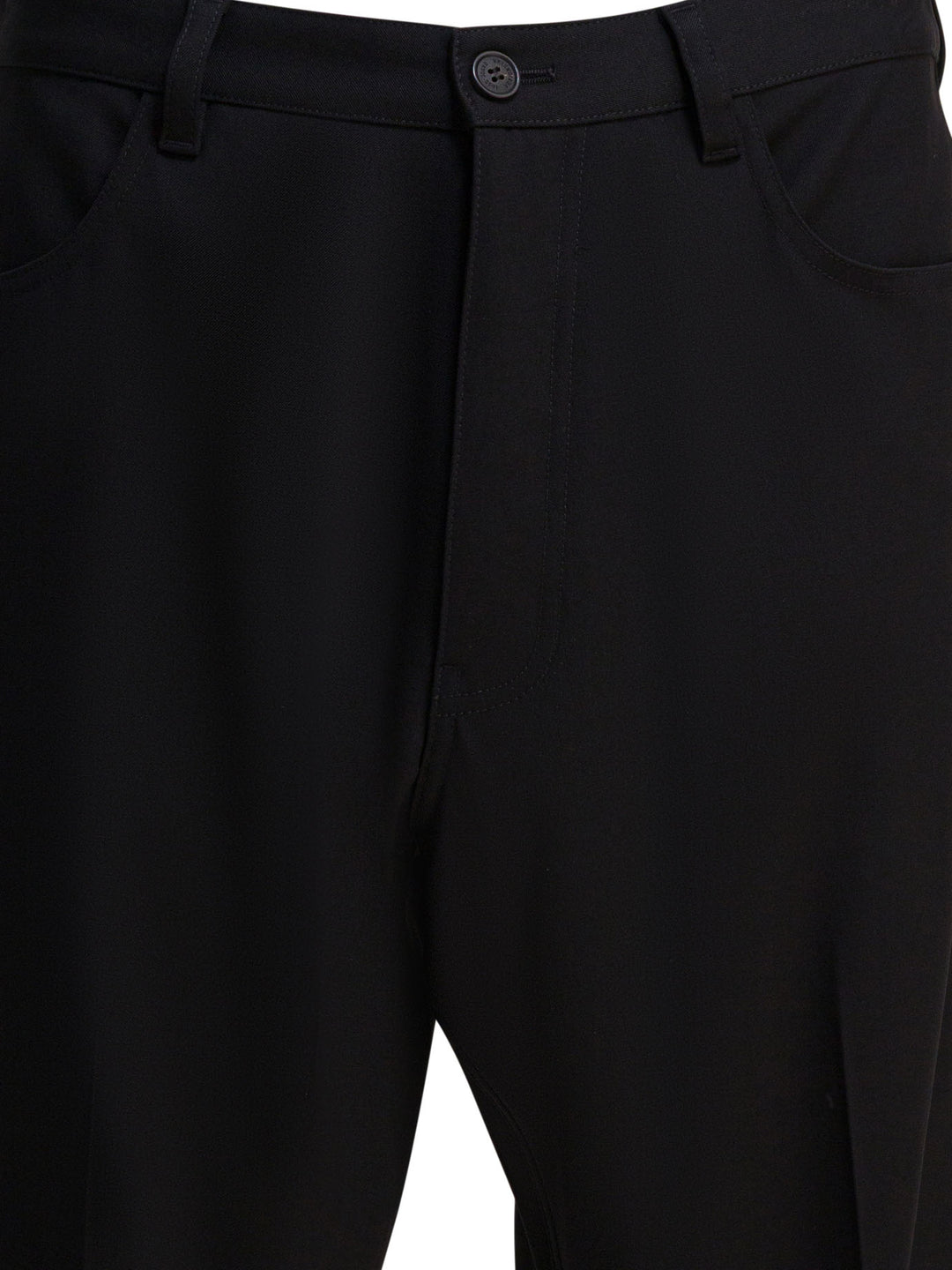 Balenciaga Wool Tailored Pants Trousers - Black | 91b0a6c813e31170ba6cab02a0119b9e6fabf398