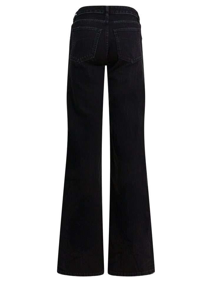 Balenciaga Wide Leg Jeans - Black | 70d1db51ffb03257f33dcd320e3c6fa720287f47