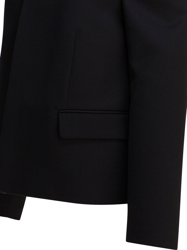 Balenciaga Wool Jacket Jackets and Coats - Black | c50455af8b9d28939d073bb264a36609a86e6cde