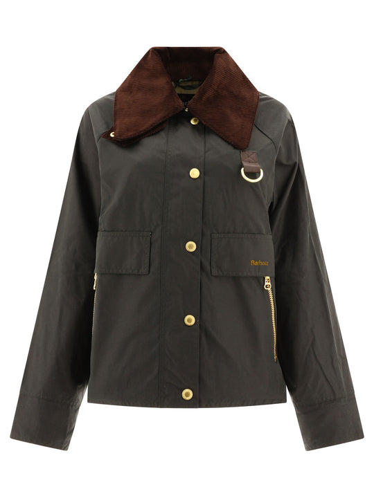 Catton Wax Jackets And Coats Green
