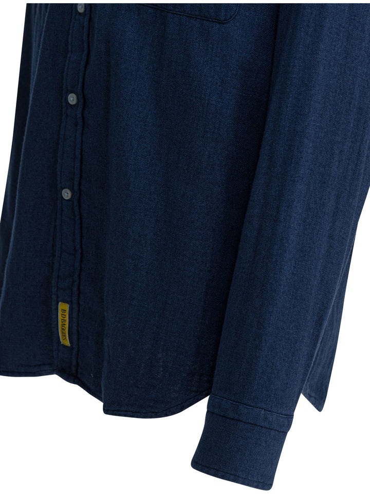 Bd Baggies Bradford Shirts - Blue | 272955cee4db720850445b348aeb09dc71ab31b7