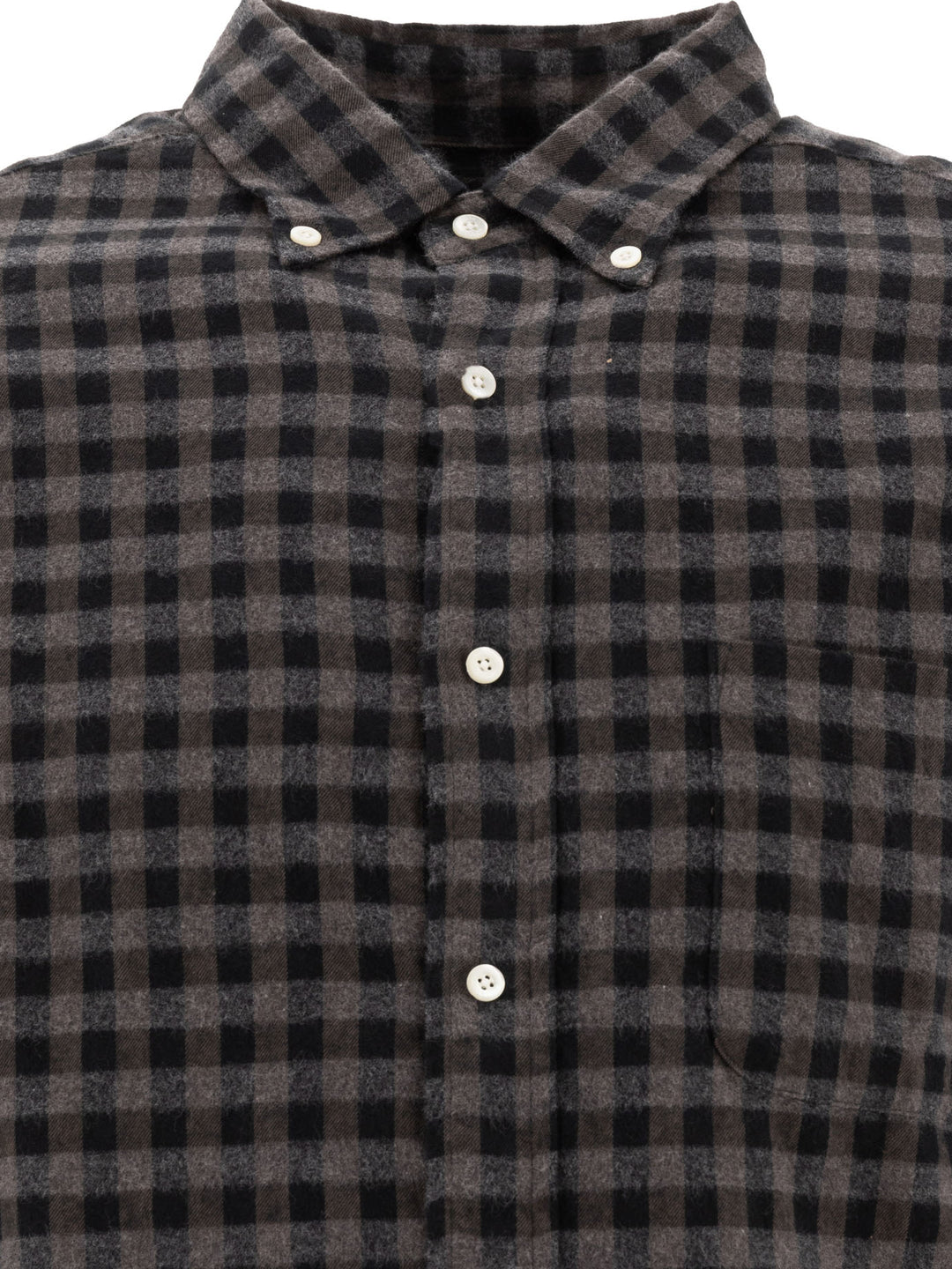 Beams Plus Bd Gingham Check Shaggy Shirts - Grey | 995906c9e42296b499183ffbe1b90a3e8c2ff123