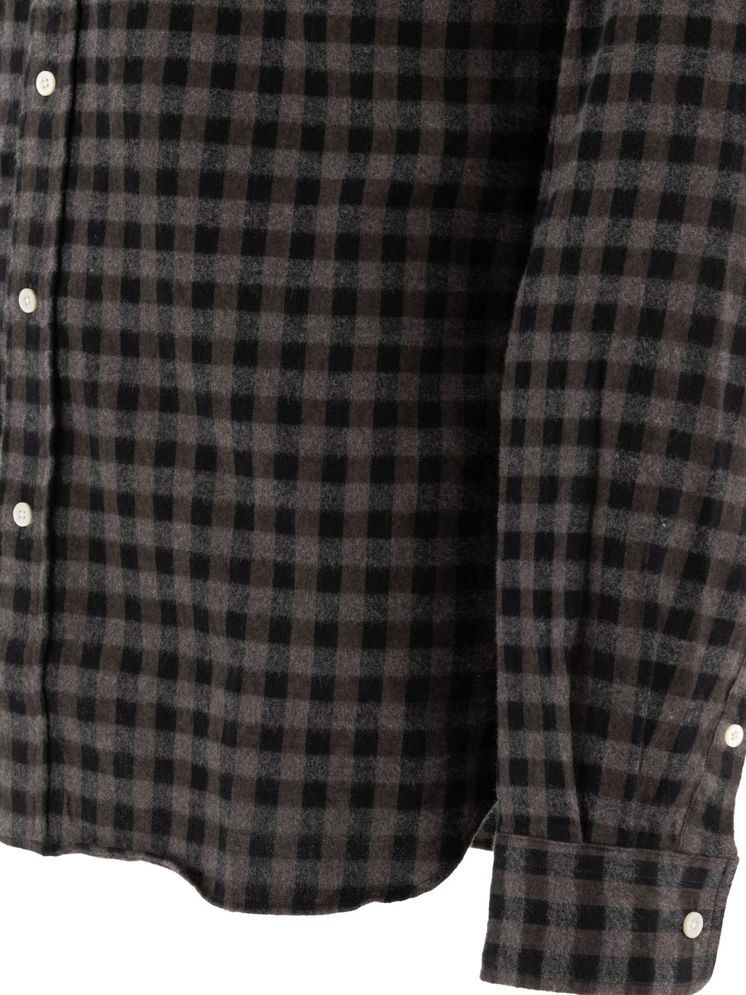 Beams Plus Bd Gingham Check Shaggy Shirts - Grey | 17d90798ef26075bc41b3ea751fdbd617b4736b5