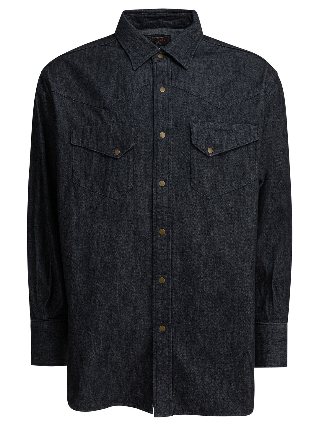 Beams Plus Western Double Dye Shirts - Blue | 11f91dd6baae9c9a609ff26f38e97b70d57ff34b