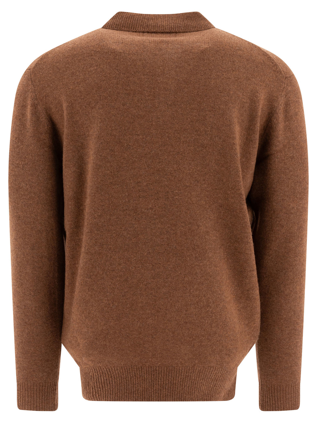 Beams Plus Wool Polo Shirt Polo shirts - Brown | 19045c2963bc586c2eaa7c0b210dde201fdfc4ea