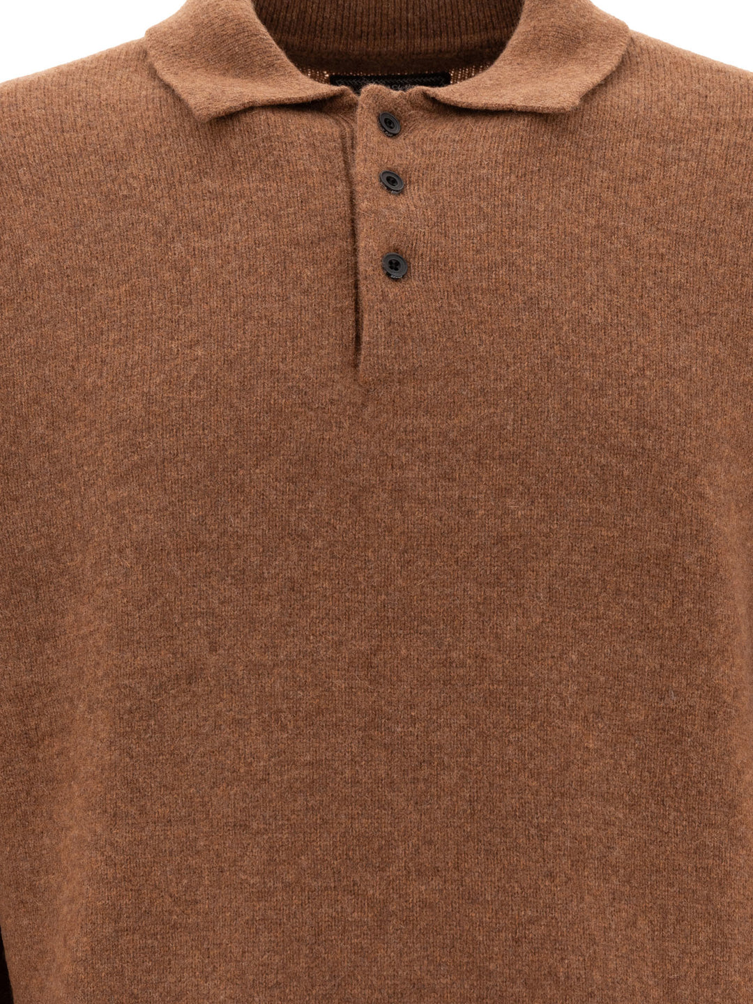 Beams Plus Wool Polo Shirt Polo shirts - Brown | dd9e710bc36839bf68f000eeb39cd63bd3366b4b