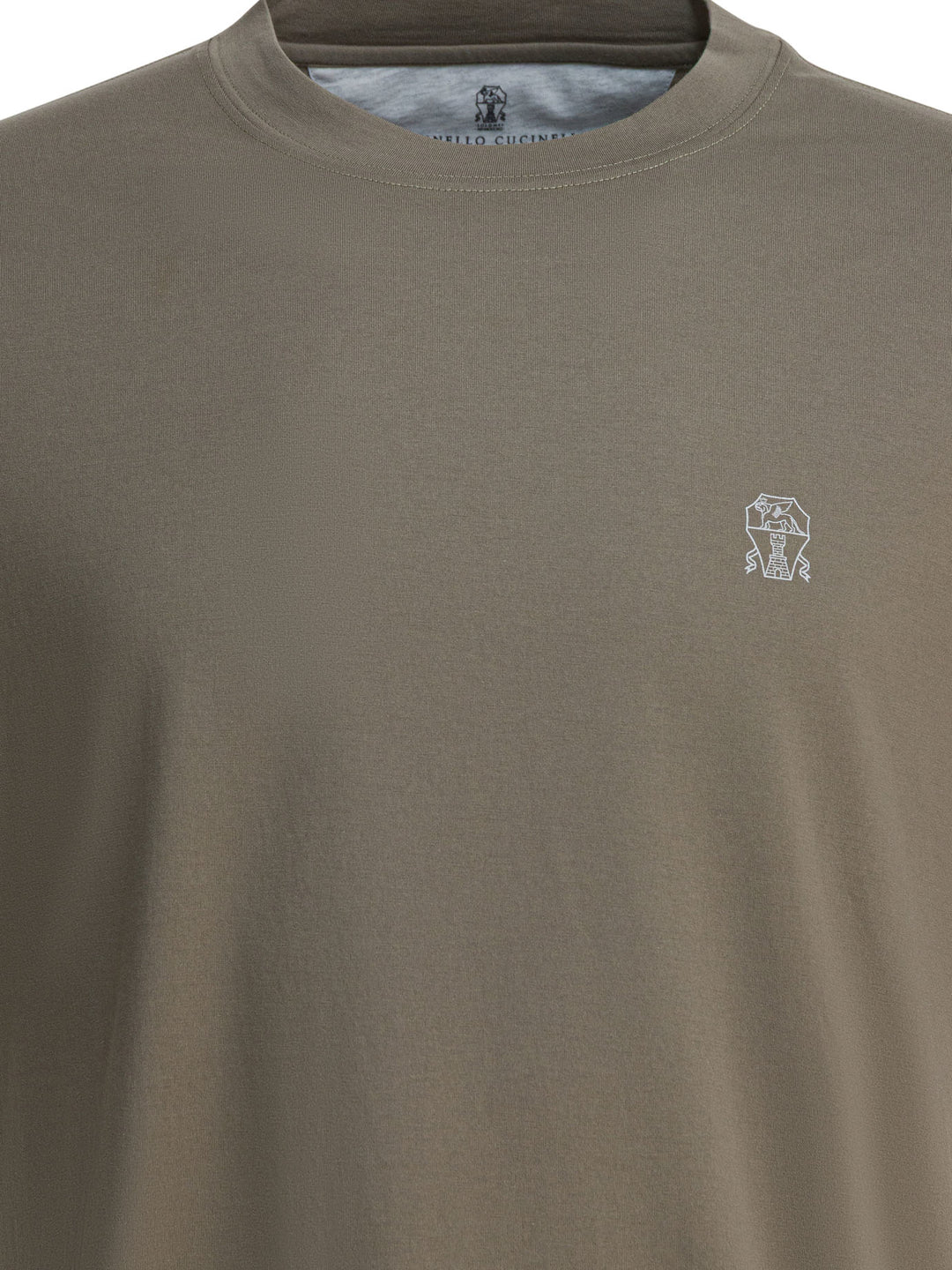 Brunello Cucinelli T-Shirt With Logo T-shirts - Green | fccb3274324a61155da6b7a553f114760871d92b