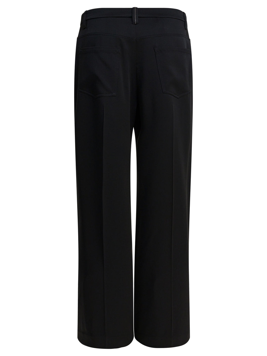 Brunello Cucinelli Wide-Leg Pants Trousers - Black | f43ffd0b6ee5151c0f1cb0c25dec446147629f99