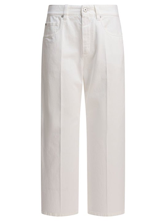 Contemporary Square Jeans White