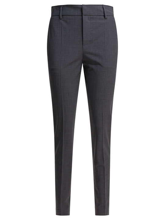 Tropical Luxury Wool Pants Trousers Grey