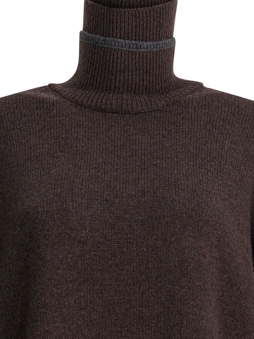 Brunello Cucinelli Cashmere Turtleneck Sweater Knitwear - Brown | 6485855857fa77421ef379e6f99e527bcf9bab2f