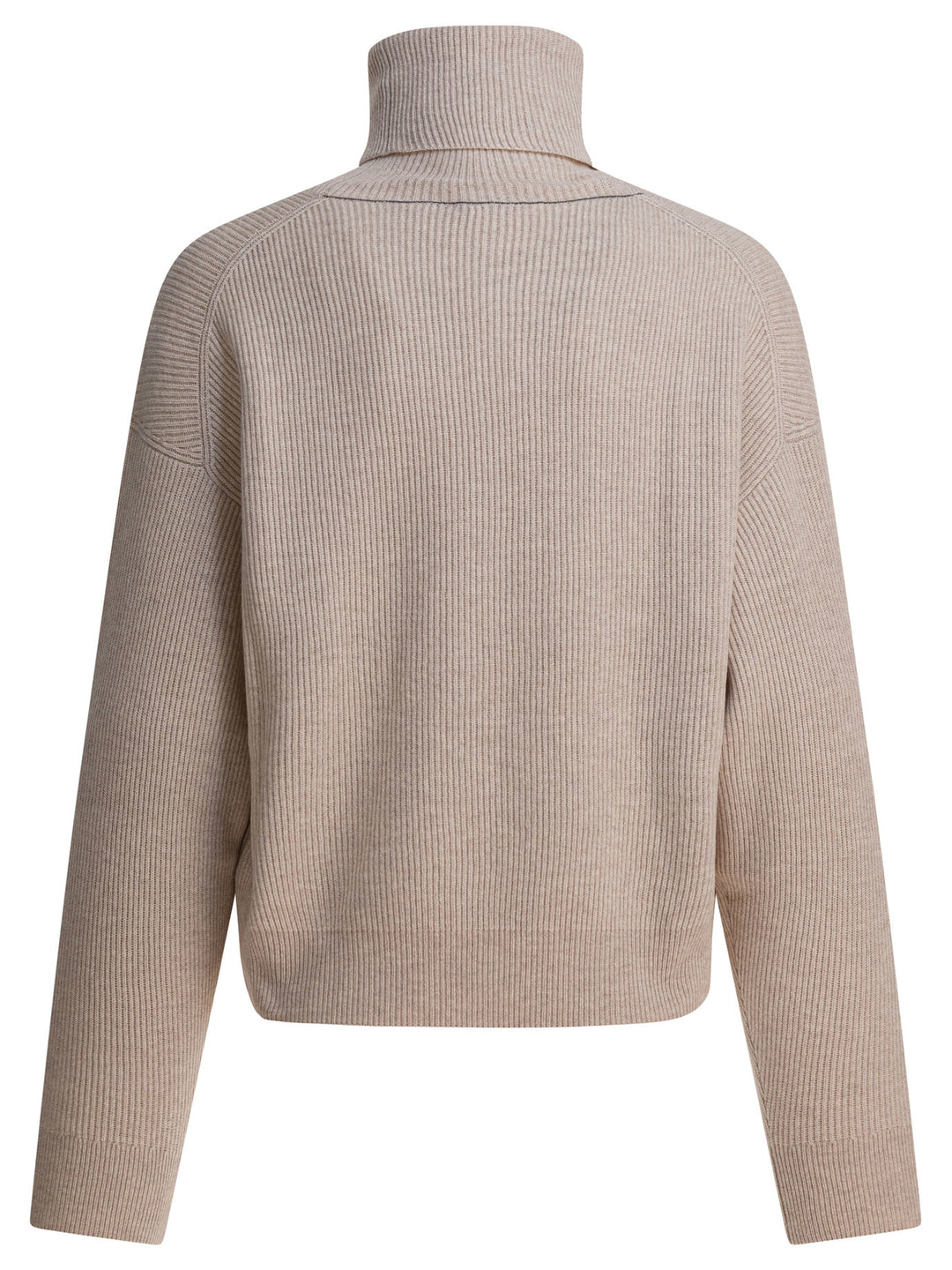 Brunello Cucinelli Wool And Cashmere Sweater Knitwear - Beige | a200c988b75808a92ca341ee6ab71c1a48eadfd6