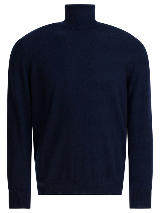 Cashmere Turtleneck Knitwear Blue