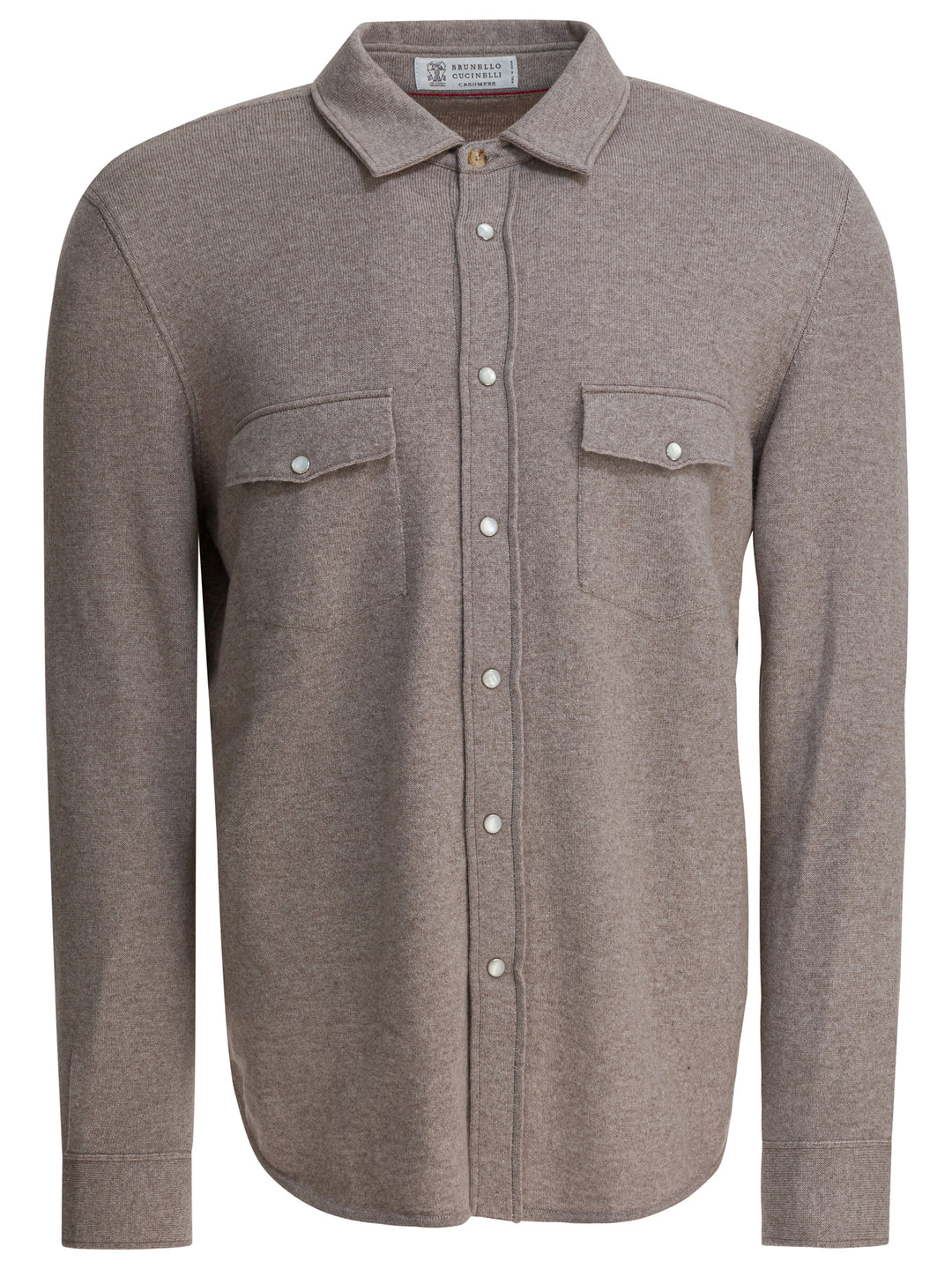 Brunello Cucinelli Cashmere Overshirt Jacket Jackets and Coats - Brown | 172dc99ab01a885f4e7951edf0369b91251aabff