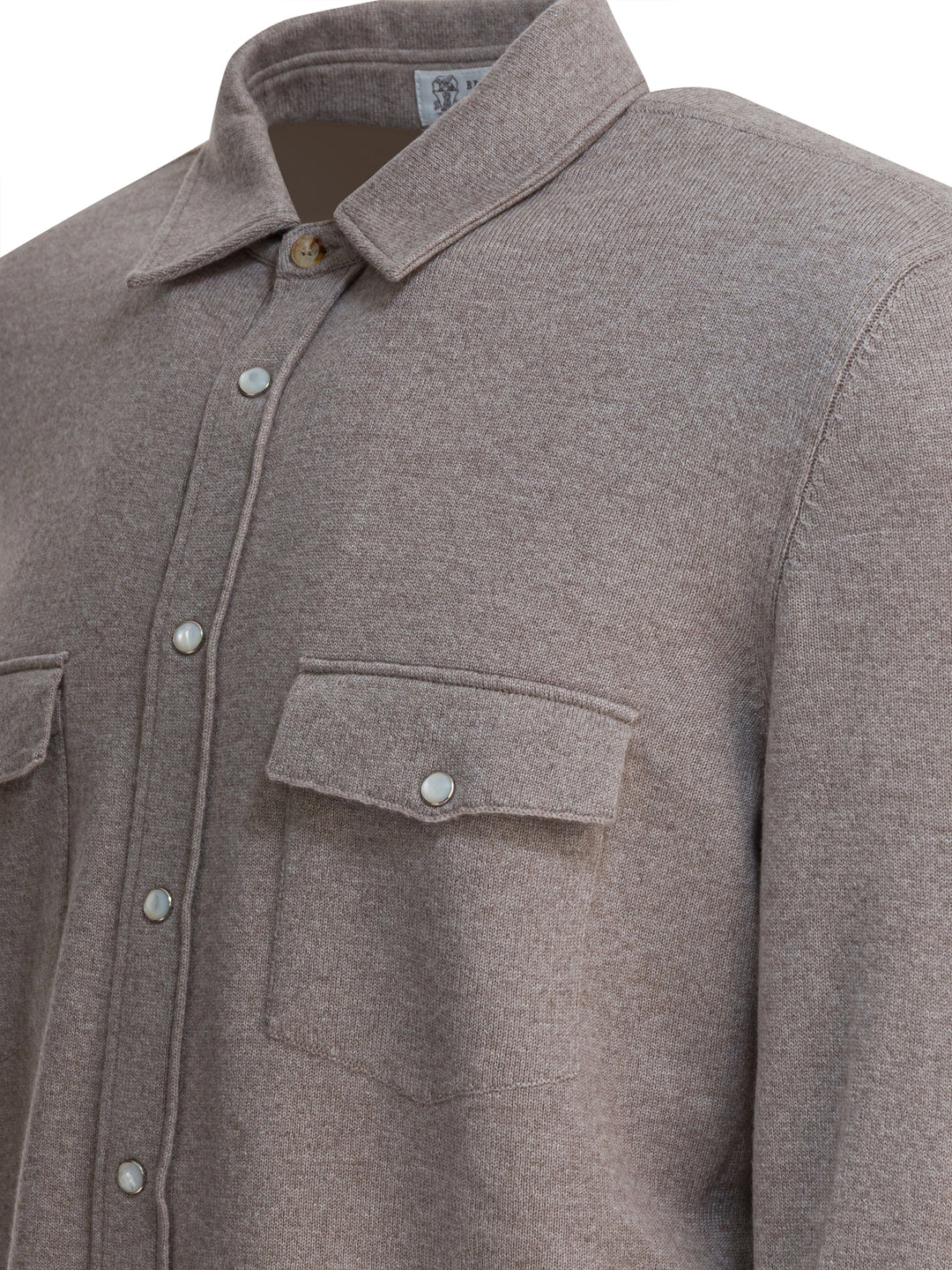 Brunello Cucinelli Cashmere Overshirt Jacket Jackets and Coats - Brown | 21e1a9c331dc8c7c8c087f28441cd809dc9fdea8