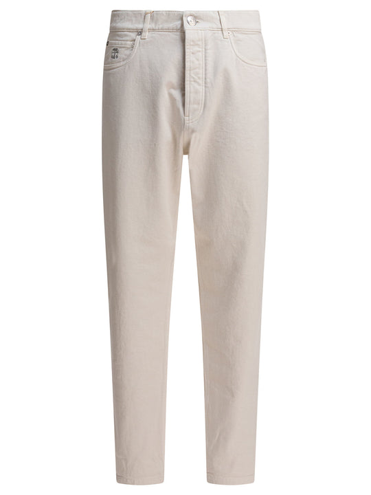 Five-Pocket Pants Iconic Fit Jeans White