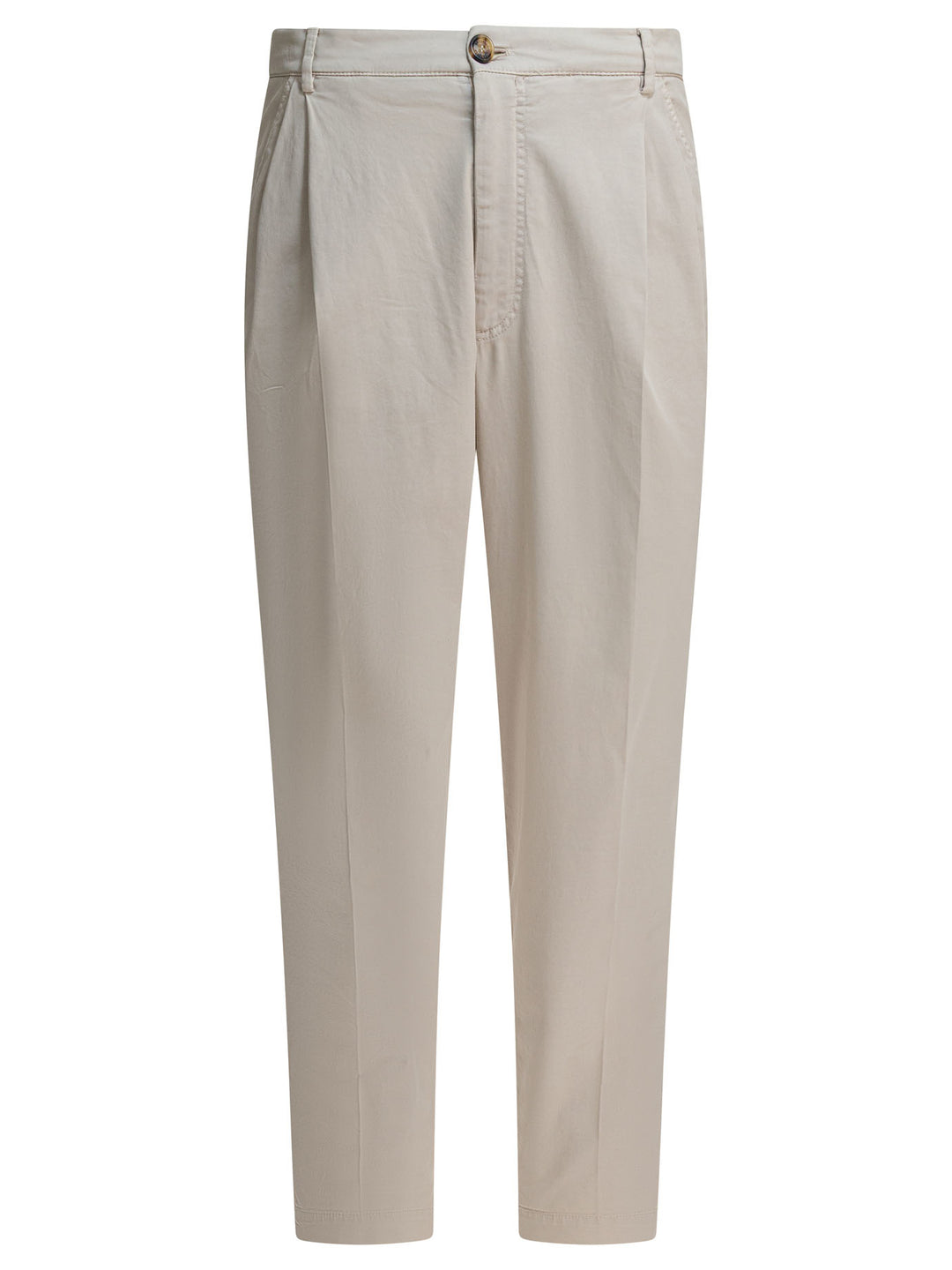 Brunello Cucinelli Cotton Chino Pants Trousers - Beige | e2c9e873fdb16bf372081a41cfd781ed7c31c26c