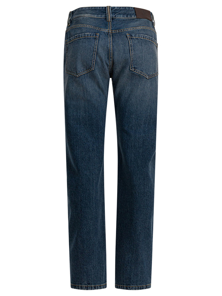 Brunello Cucinelli Column Jeans - Blue | 0332c823cddc46e4998a720b02512f4883aa7ce7