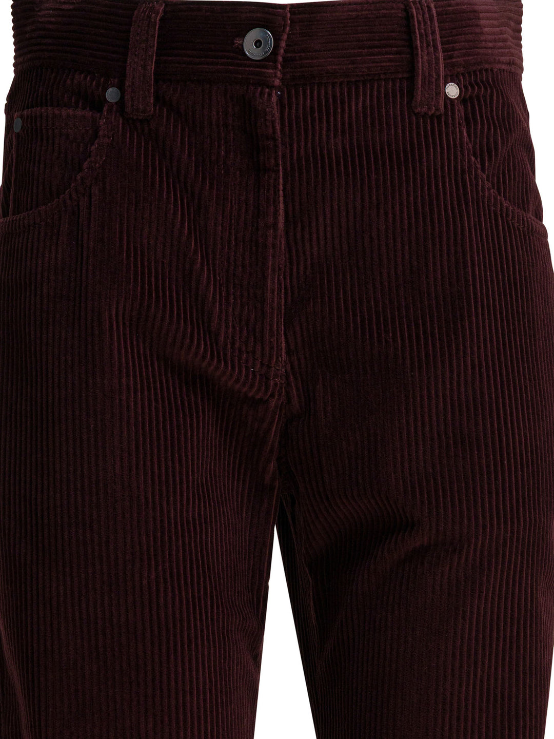 Brunello Cucinelli Five-Pocket Corduroy Pants Trousers - Bordeaux | 90480f56edab9280624bea667c9d5cee3fe38d5e