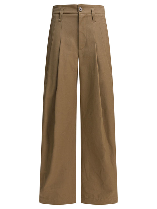 Baggy Trousers Brown