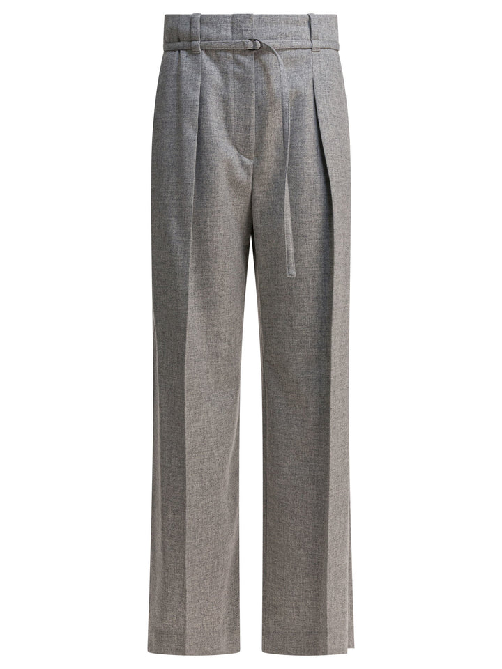 Brunello Cucinelli Wide-Leg Pants Trousers - Grey | 6acde06ddb6a61c8d804a9f40d85ad071ba4b49f